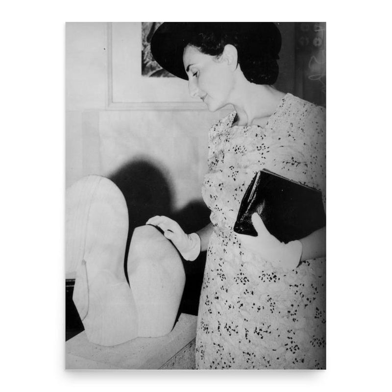 Gertrude Langer poster print, in size 18x24 inches.