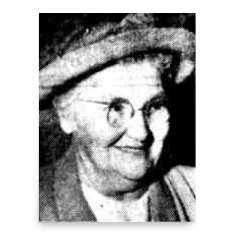 Gertrude Melville poster print, in size 18x24 inches.