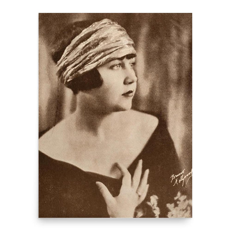 Gertrude Short poster print, in size 18x24 inches.