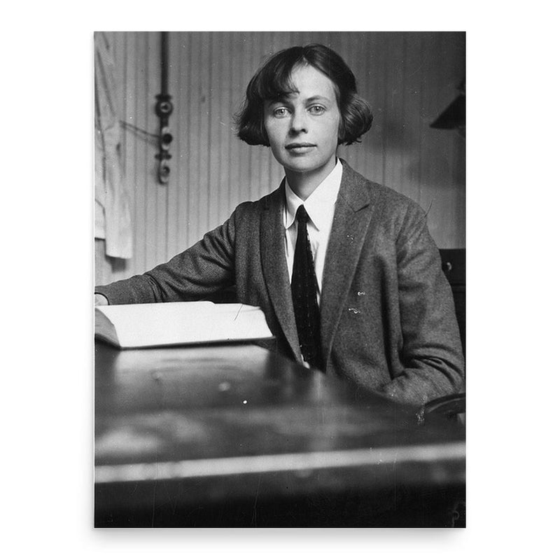 Gertrude Van Wagenen poster print, in size 18x24 inches.