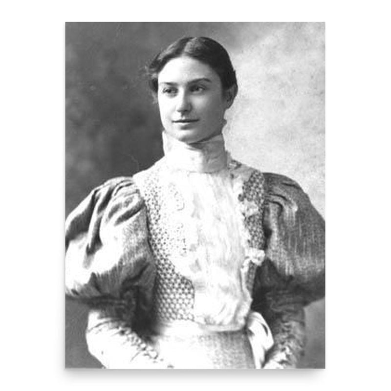 Gertrude Weil poster print, in size 18x24 inches.