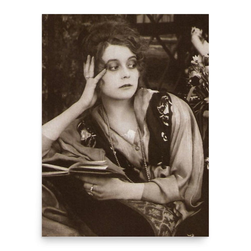 Gertrude Welcker poster print, in size 18x24 inches.