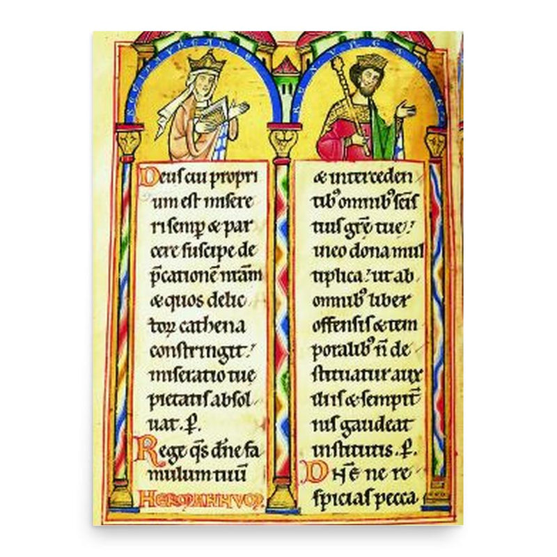 Gertrude of Merania poster print, in size 18x24 inches.