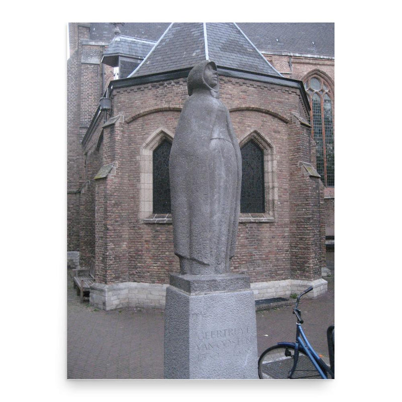 Gertrude van der Oosten poster print, in size 18x24 inches.