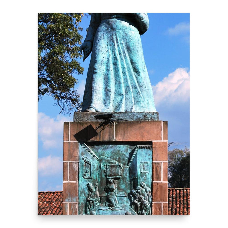 Gertrudis Bocanegra poster print, in size 18x24 inches.