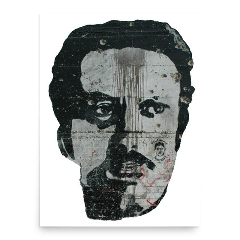 Ghassan Kanafani poster print, in size 18x24 inches.