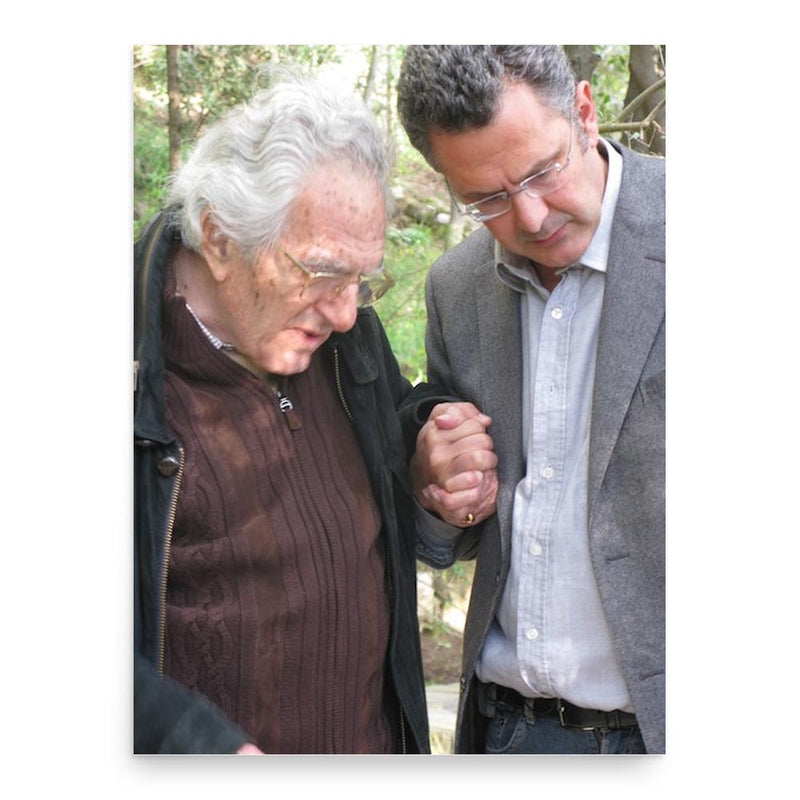 Ghassan Tueni poster print, in size 18x24 inches.