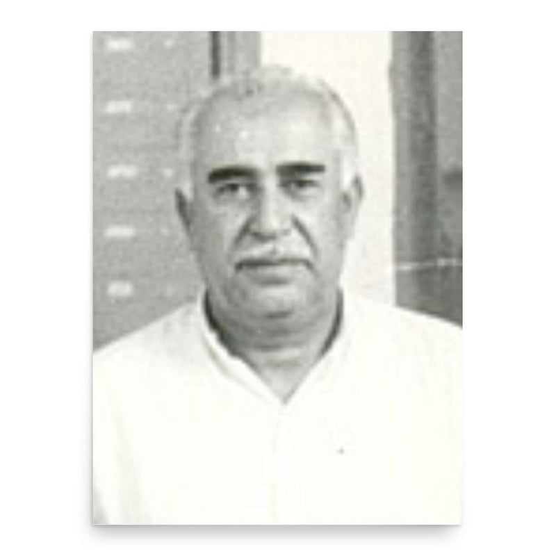 Ghaus Bakhsh Bizenjo poster print, in size 18x24 inches.