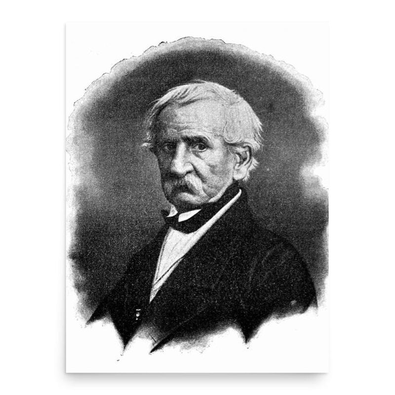 Gheorghe Asachi poster print, in size 18x24 inches.