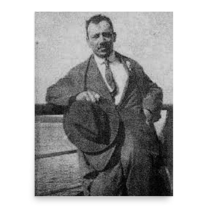 Gheorghe Leonida poster print, in size 18x24 inches.