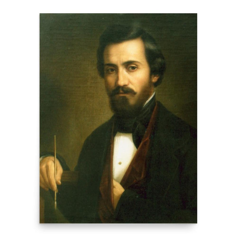 Gheorghe Tattarescu poster print, in size 18x24 inches.