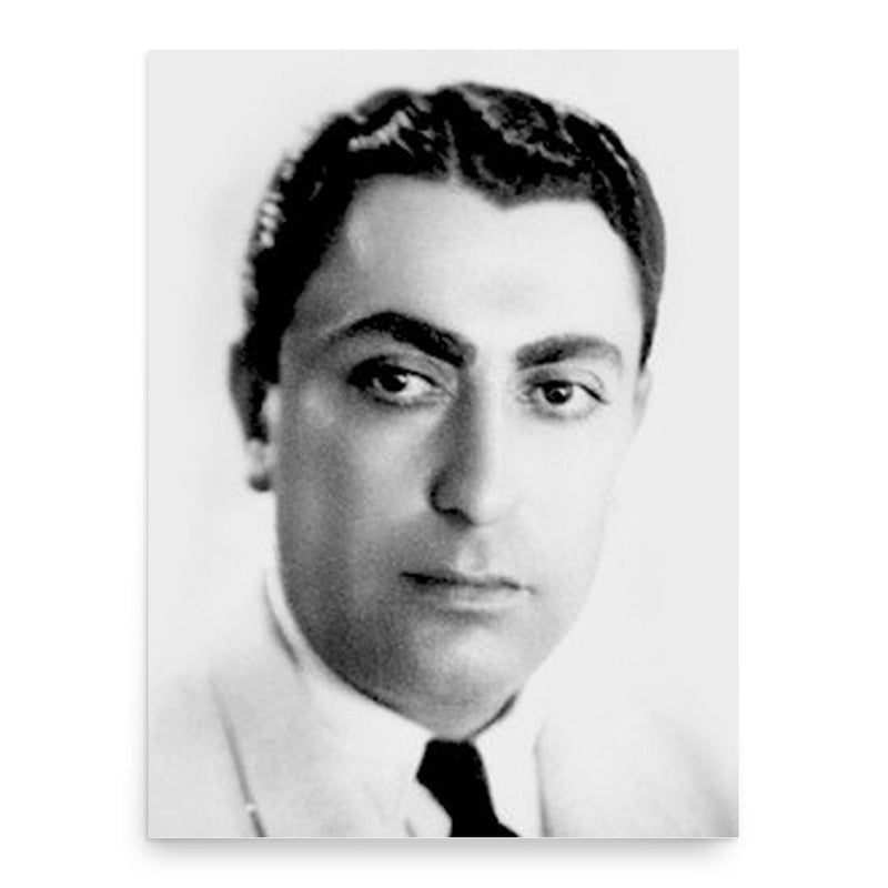 Gholam-Hossein Banan poster print, in size 18x24 inches.