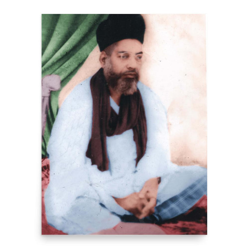 Ghousi Shah poster print, in size 18x24 inches.