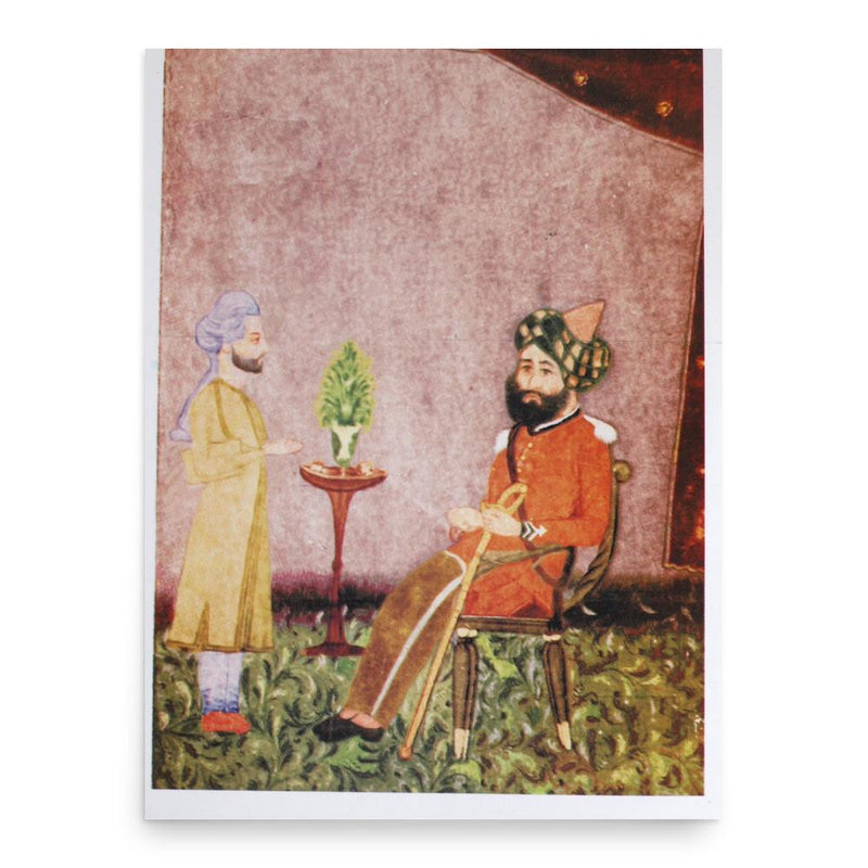 Ghulam Ahmad Faroghi poster print, in size 18x24 inches.