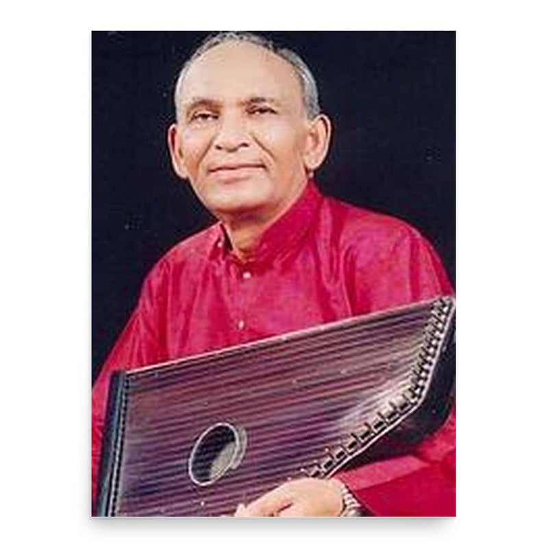 Ghulam Sadiq Khan poster print, in size 18x24 inches.