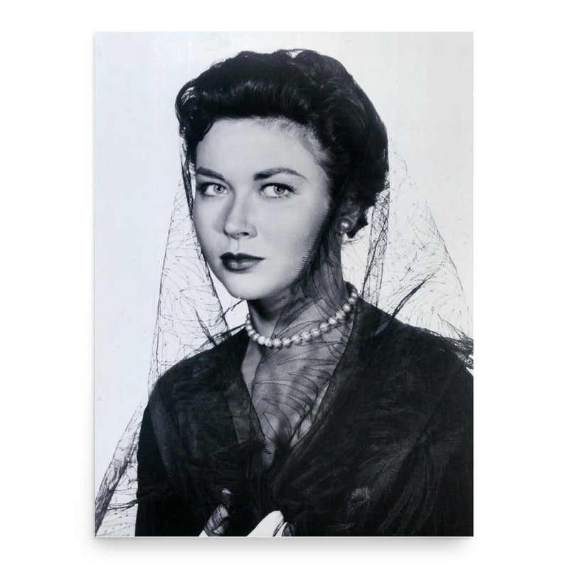 Gia Scala poster print, in size 18x24 inches.