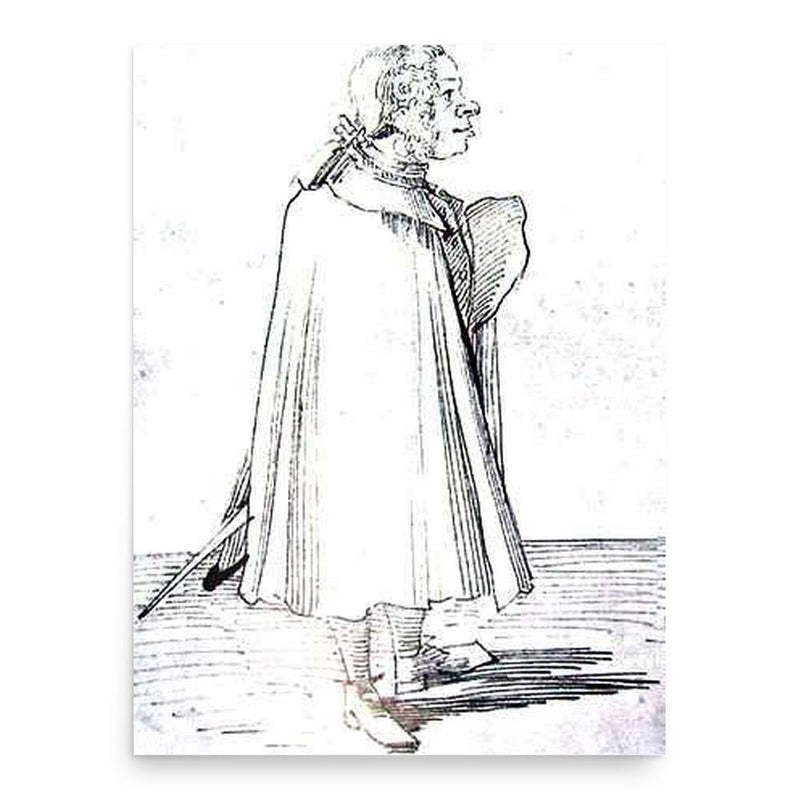 Giacinto Fontana poster print, in size 18x24 inches.