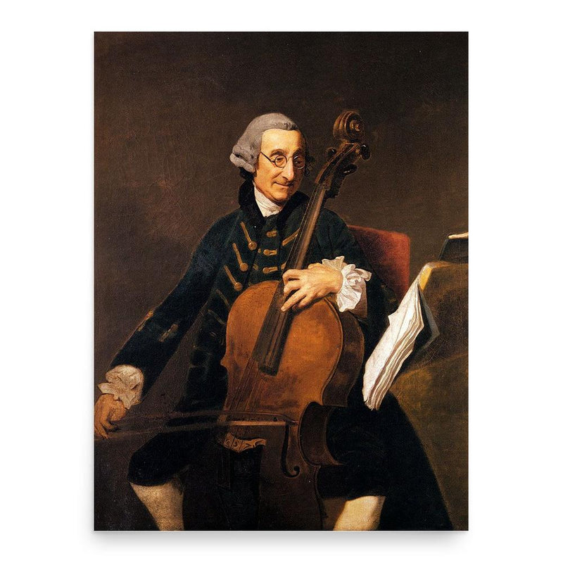 Giacobbe Cervetto poster print, in size 18x24 inches.