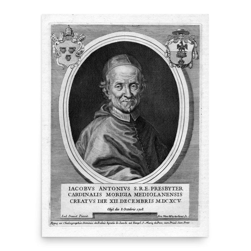 Giacomo Antonio Morigia poster print, in size 18x24 inches.