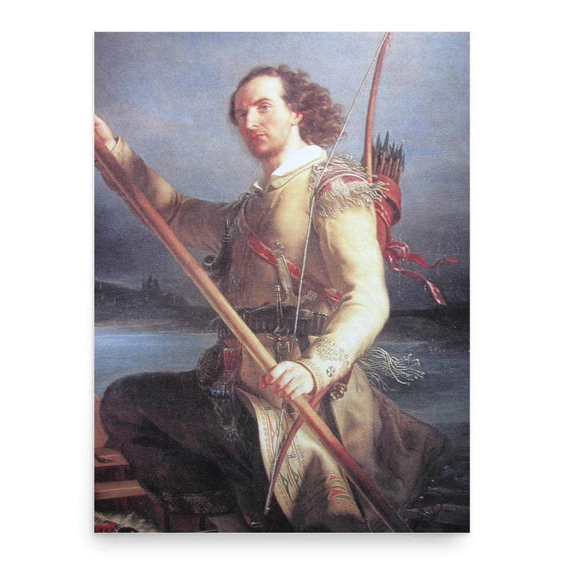 Giacomo Beltrami poster print, in size 18x24 inches.