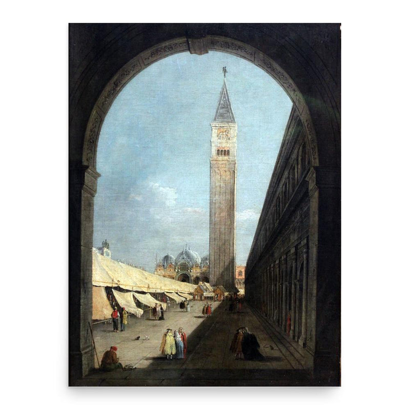 Giacomo Guardi poster print, in size 18x24 inches.