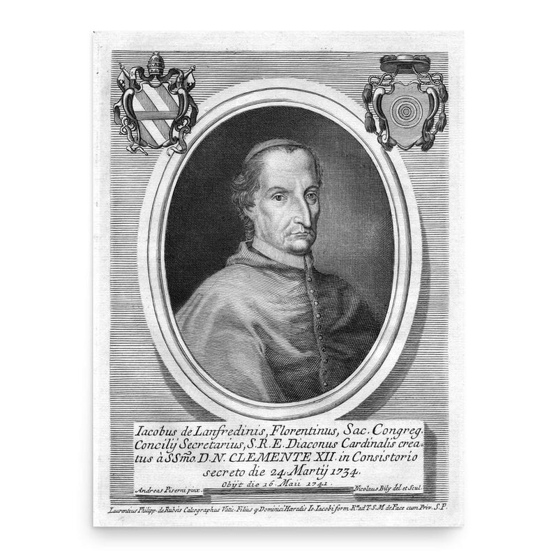 Giacomo Lanfredini poster print, in size 18x24 inches.