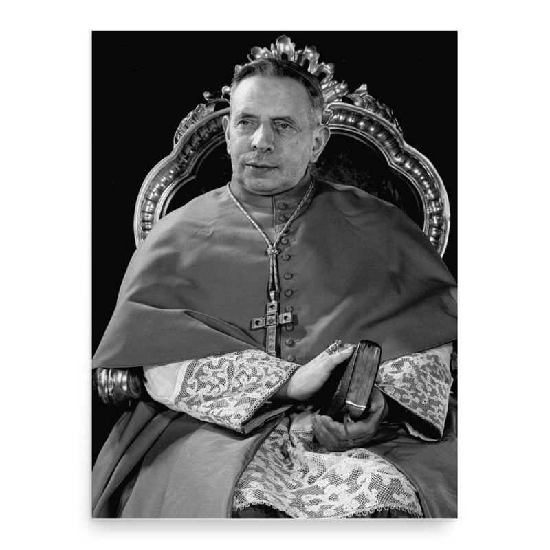 Giacomo Lercaro poster print, in size 18x24 inches.