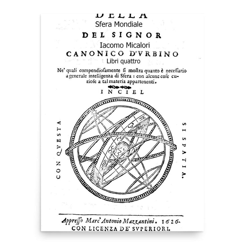 Giacomo Micalori poster print, in size 18x24 inches.