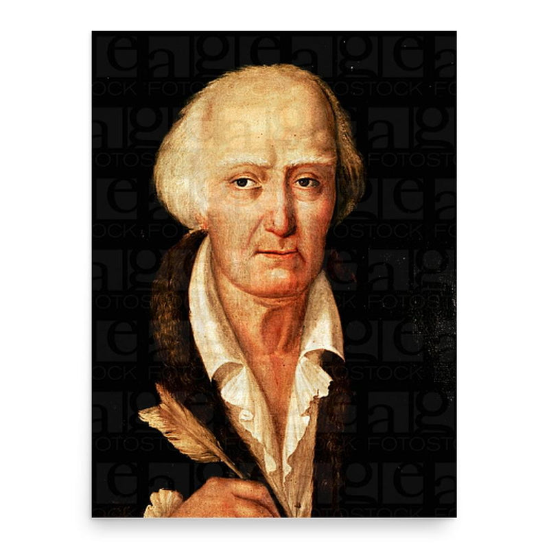 Giacomo Tritto poster print, in size 18x24 inches.