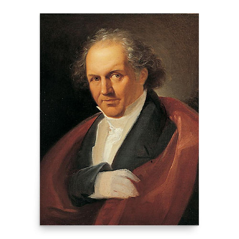 Giambattista Bodoni poster print, in size 18x24 inches.