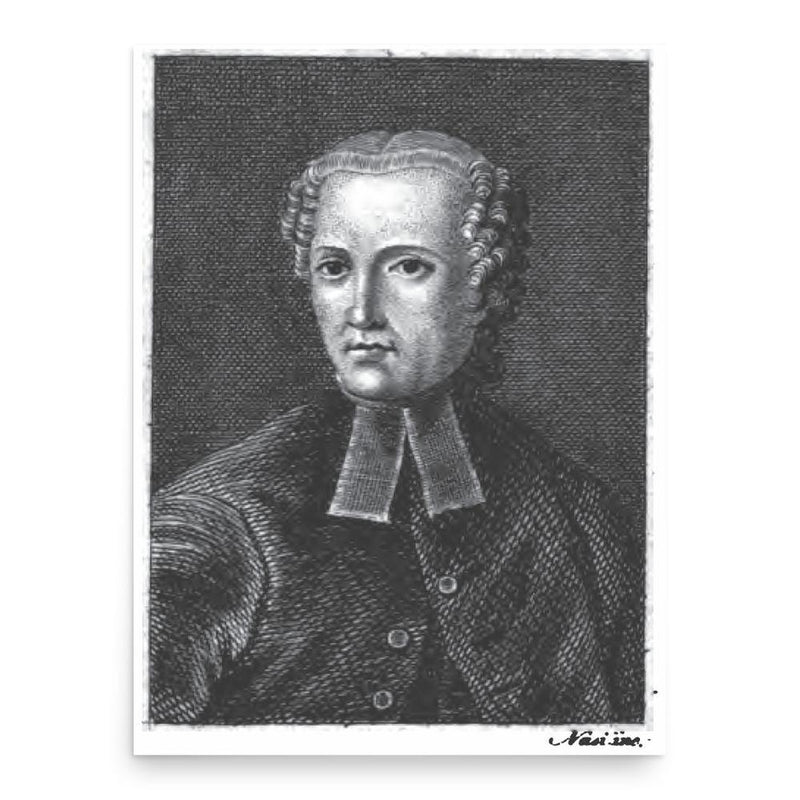 Giambattista Felice Zappi poster print, in size 18x24 inches.