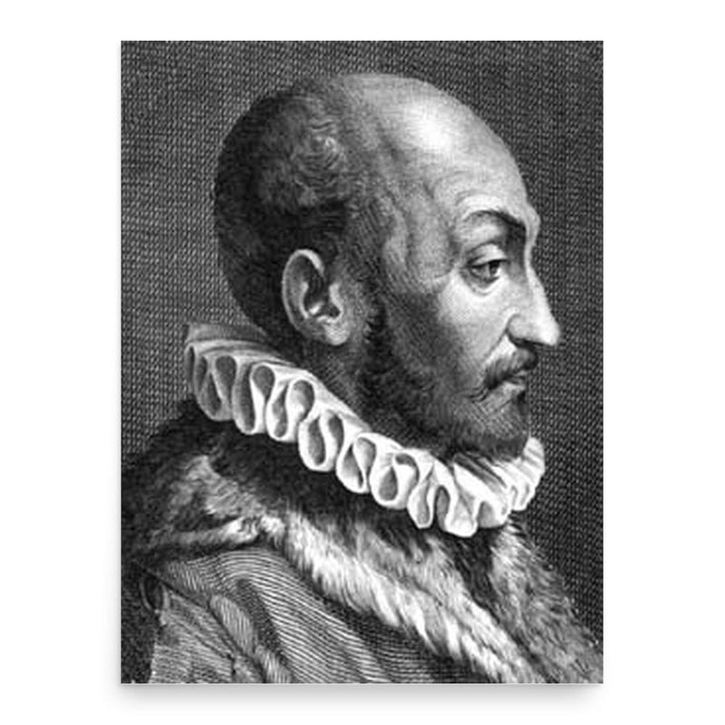 Giambattista della Porta poster print, in size 18x24 inches.
