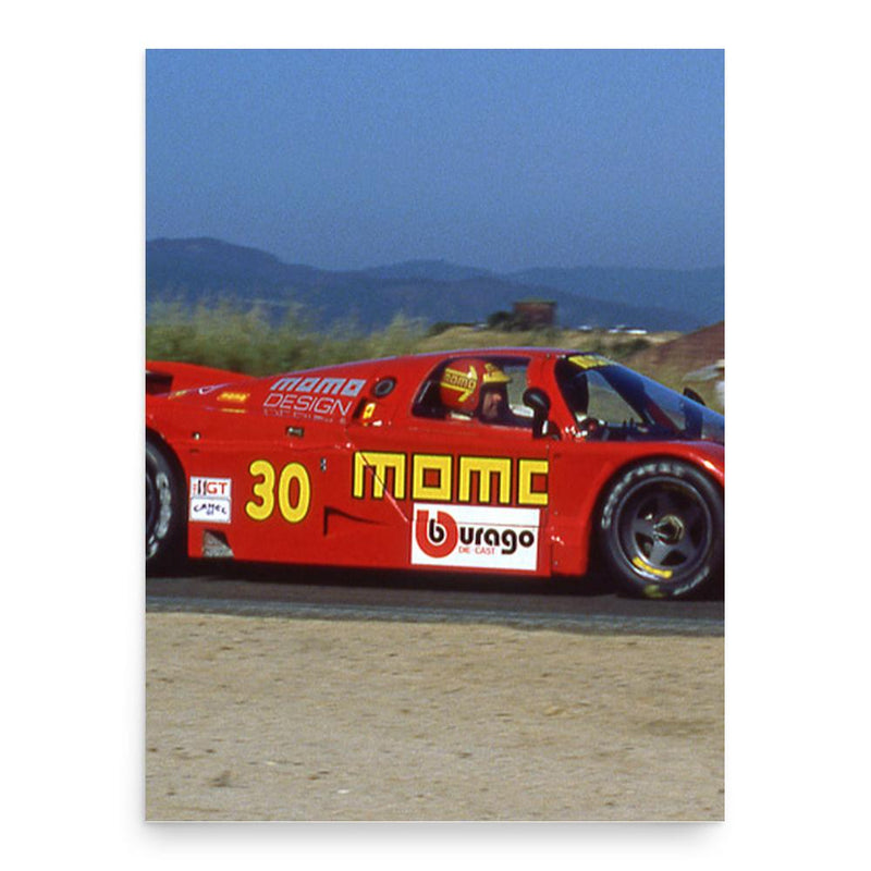 Giampiero Moretti poster print, in size 18x24 inches.