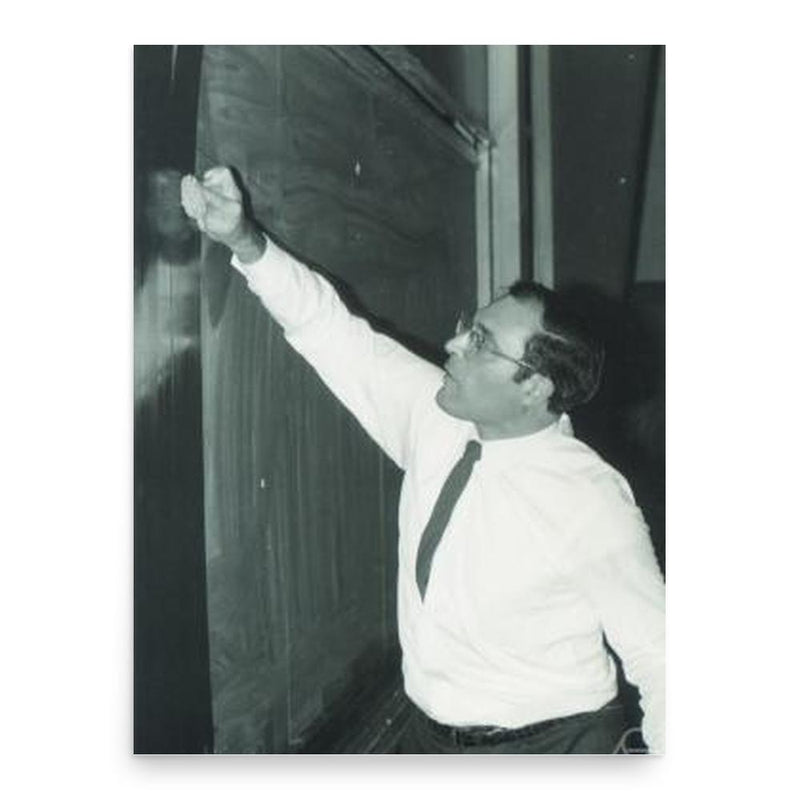 Gian-Carlo Rota poster print, in size 18x24 inches.