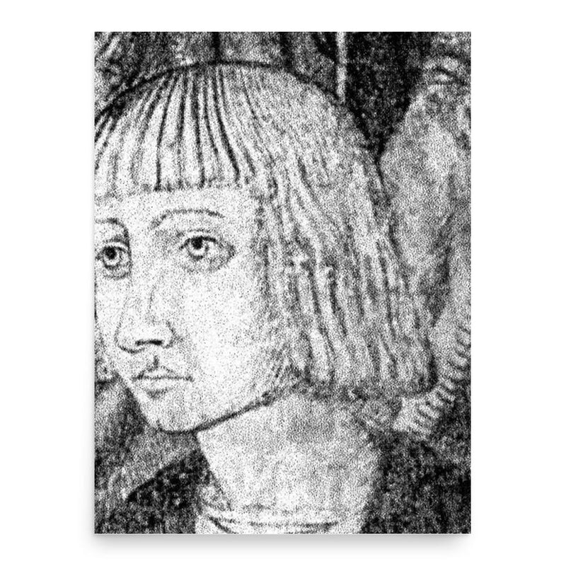 Gian Gabriele I of Saluzzo poster print, in size 18x24 inches.