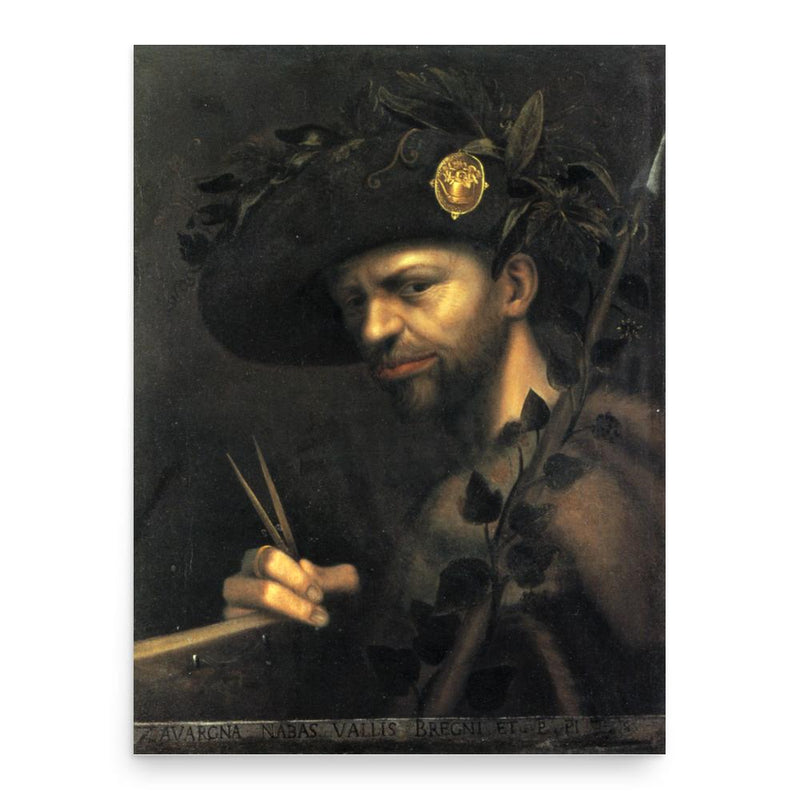 Gian Paolo Lomazzo poster print, in size 18x24 inches.