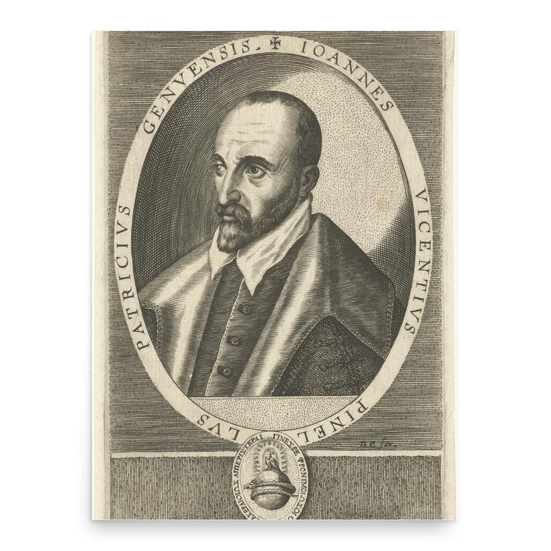 Gian Vincenzo Pinelli poster print, in size 18x24 inches.