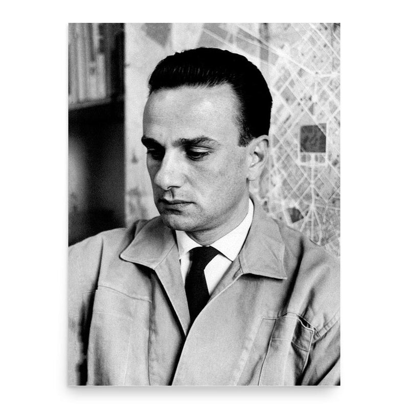 Giancarlo De Carlo poster print, in size 18x24 inches.