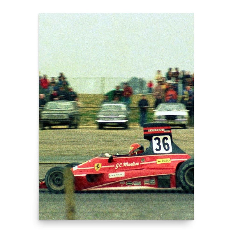 Giancarlo Martini poster print, in size 18x24 inches.