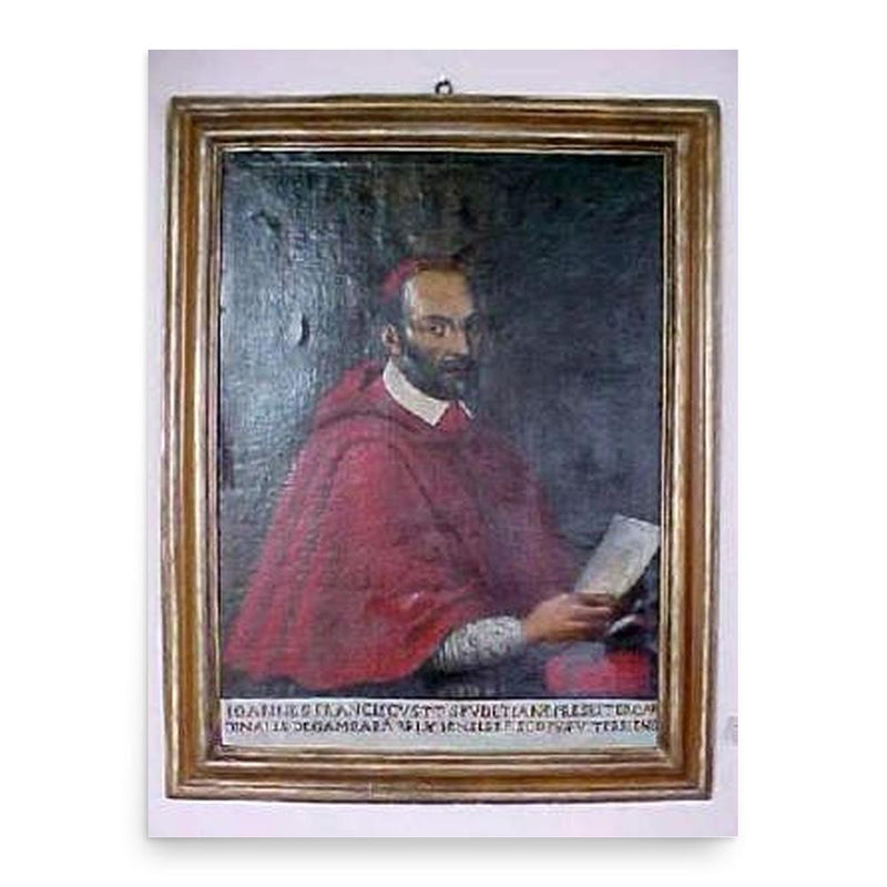 Gianfrancesco Gambara poster print, in size 18x24 inches.