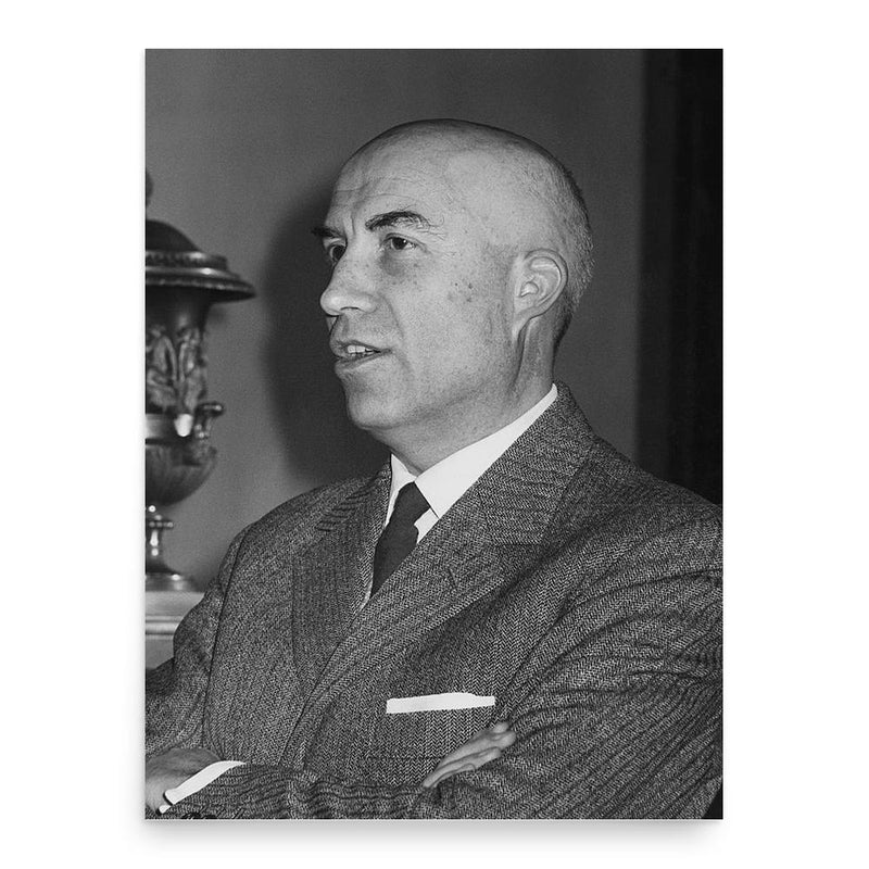 Gianfranco Miglio poster print, in size 18x24 inches.