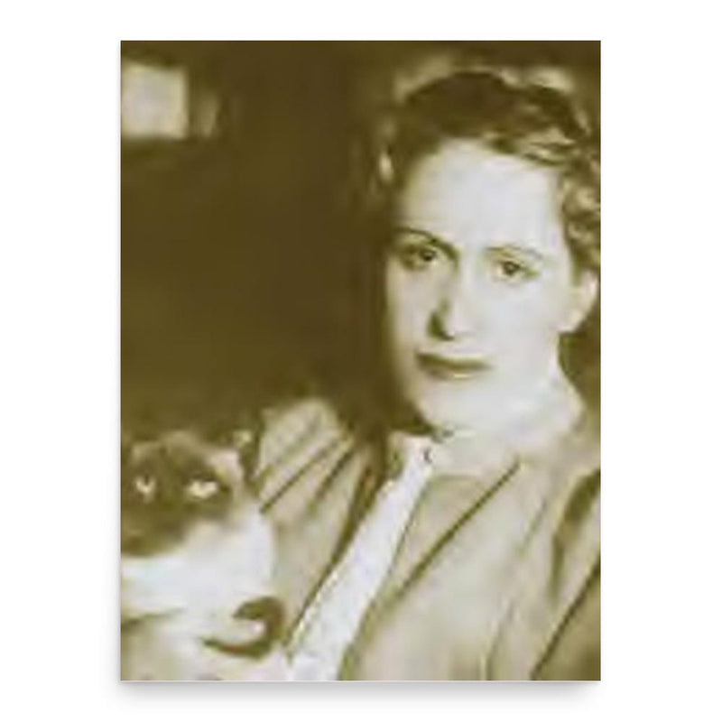 Gianna Manzini poster print, in size 18x24 inches.