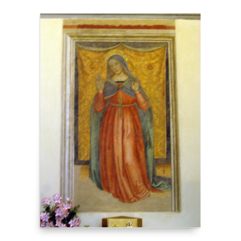 Giannicola di Paolo poster print, in size 18x24 inches.