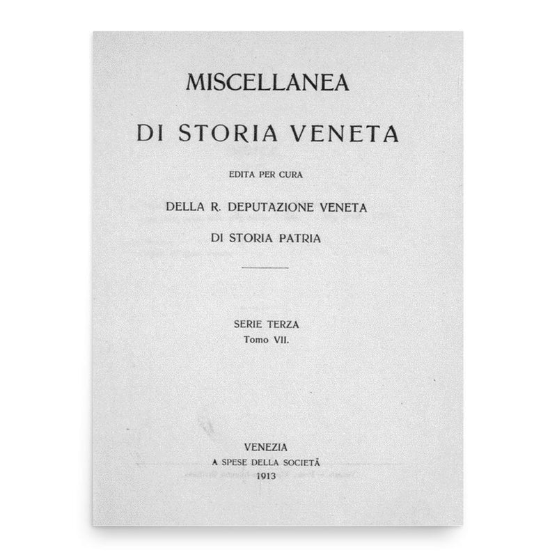 Giannino Ferrari dalle Spade poster print, in size 18x24 inches.