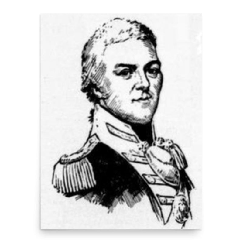 Gideon White poster print, in size 18x24 inches.