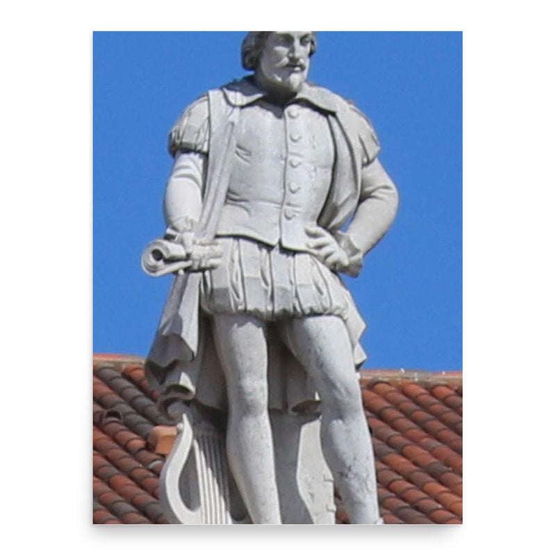 Gil Vicente poster print, in size 18x24 inches.