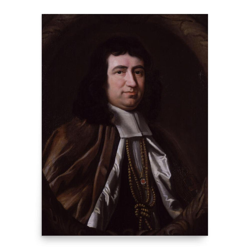 Gilbert Burnet poster print, in size 18x24 inches.