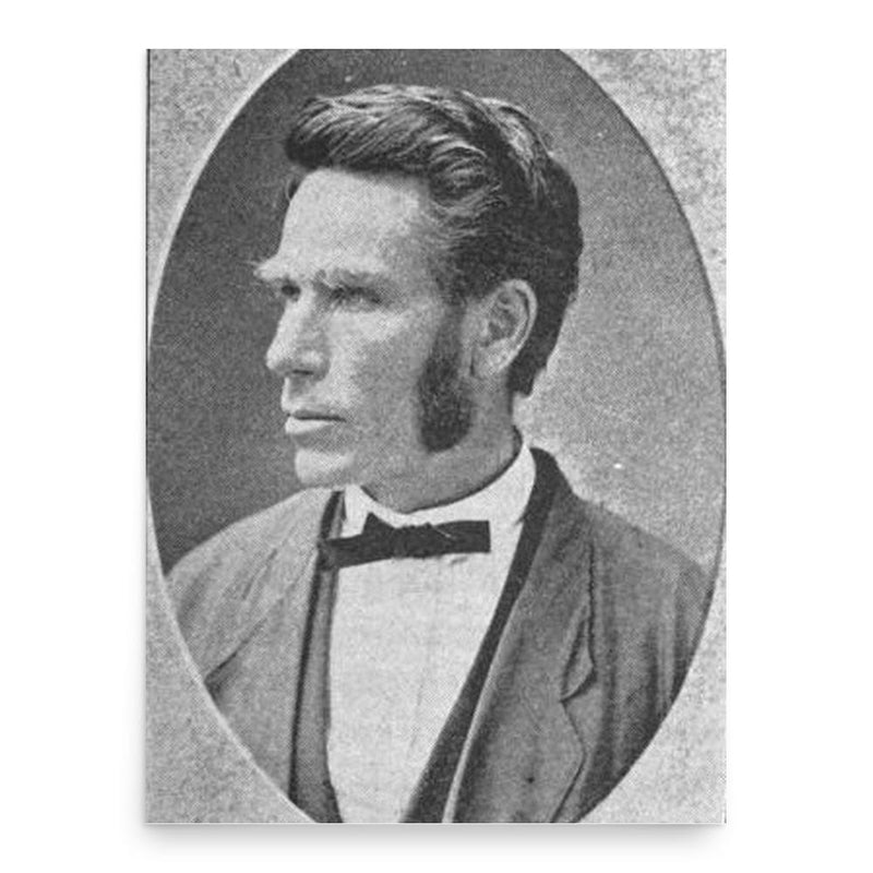 Gilbert De La Matyr poster print, in size 18x24 inches.