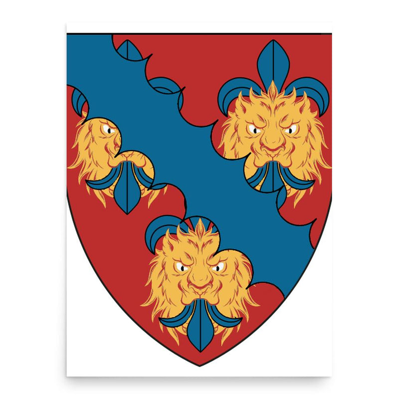 Gilbert Denys poster print, in size 18x24 inches.