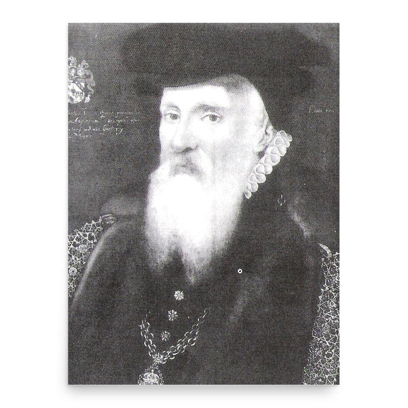 Gilbert Dethick poster print, in size 18x24 inches.